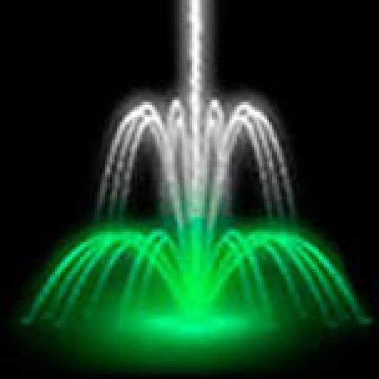 Насадка фонтанная SH40, Vulcan special 1 1/2" ВР, высота макс 1,8 м, диаметр макс 1,5 м, из нерж стали