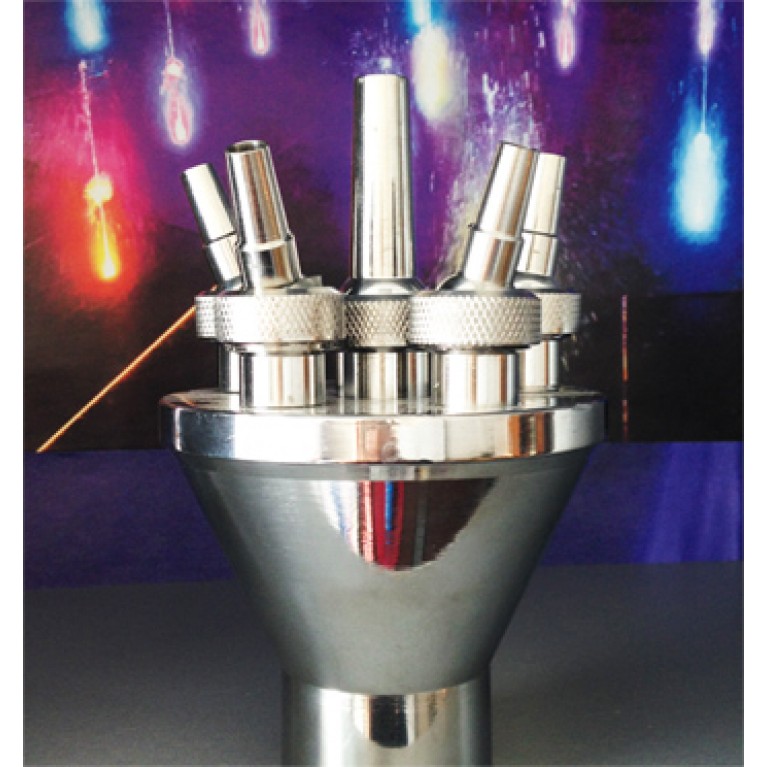 Насадка фонтанная SBS65 из нержавеющей стали "Дождик", 10м высота на 8 выходов