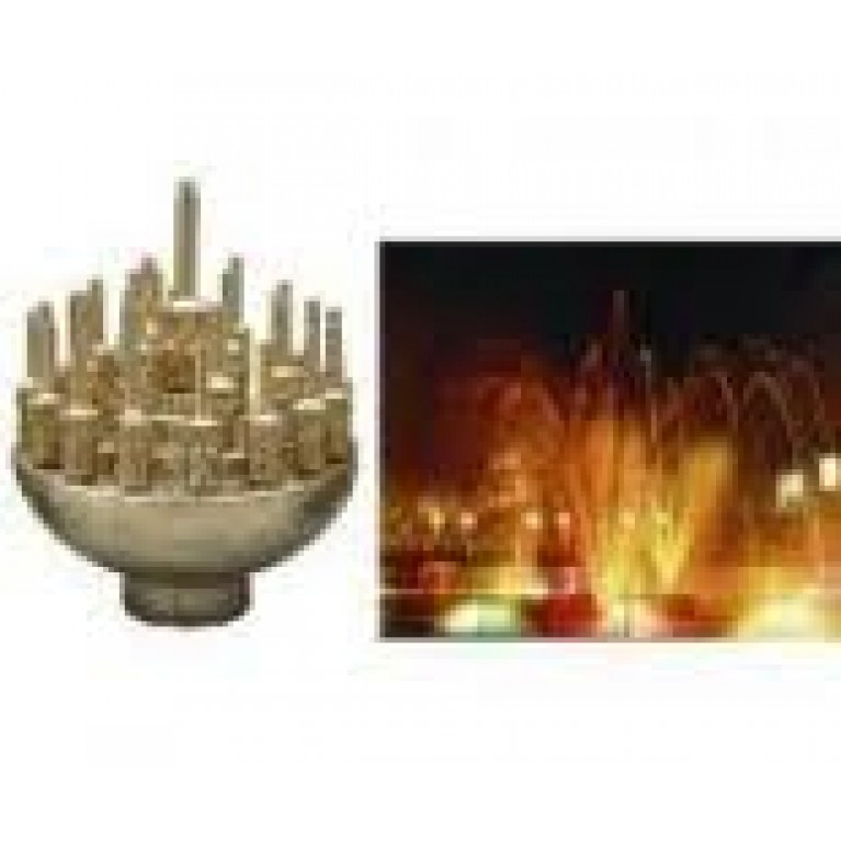 Насадка фонтанная "Феерия", диаметр 1", материал: медь