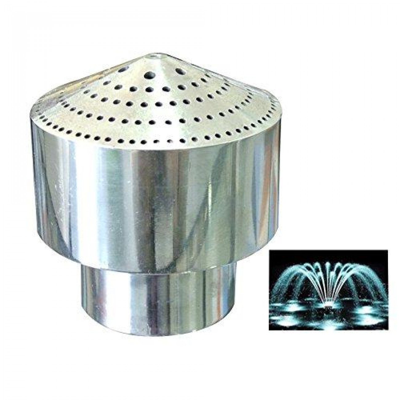 Насадка фонтанная SG25, Crown of jets 1" ВР, высота макс 1,5 м, диаметр макс 1,5 м, из меди