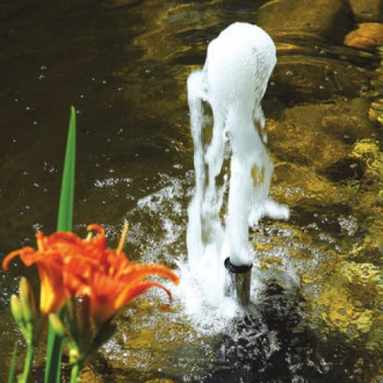 Насадка фонтанная CPS25, Schaumsprudler 1" НР, высота макс 4 м, диаметр макс 0,3 м, из нерж стали