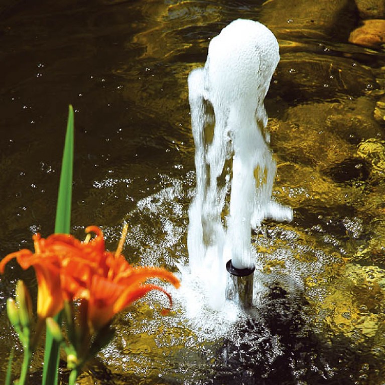 Насадка фонтанная Schaumsprudler, диаметр 1", материал: металл