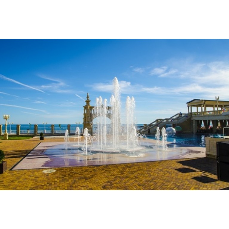 Насадка фонтанная CPS40B, Пенный столб 1½" НР из нержавеющей стали , высота 8 м