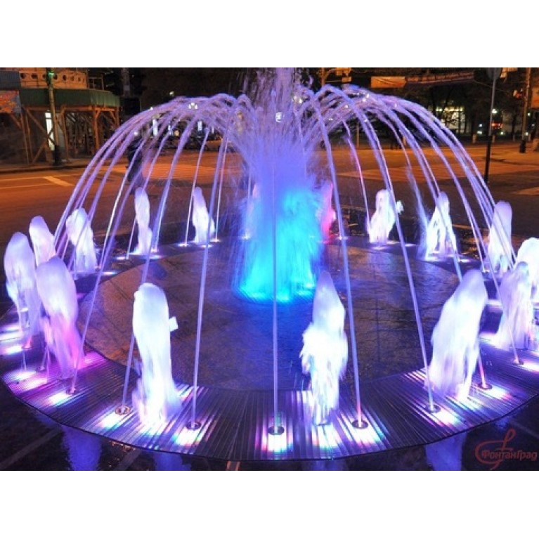 Насадка фонтанная CPS40B, Пенный столб 1½" НР из нержавеющей стали , высота 8 м