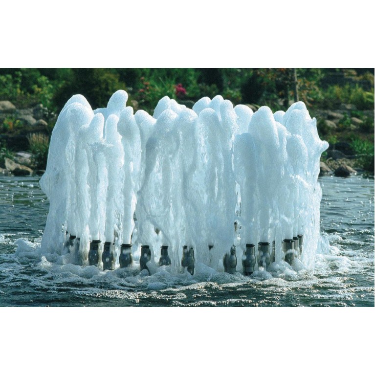 Насадка фонтанная CPS25, Schaumsprudler 1" НР, высота макс 4 м, диаметр макс 0,3 м, из нерж стали