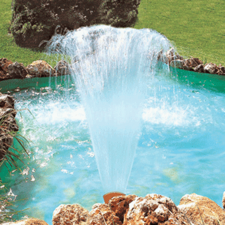 Насадка фонтанная ME25, Fan jet 1" ВР, высота макс 0,8 м, диаметр макс 1,5 м, из меди