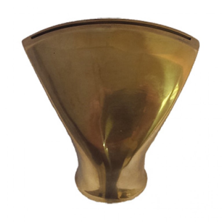 Насадка фонтанная ME40, Fan jet 1 1/2" ВР, высота макс 1 м, диаметр макс 1,5 м, из меди