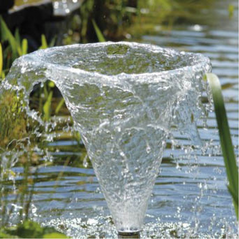 Насадка фонтанная MT25, Kelchduese jet 1" ВР, высота макс 0,3 м, диаметр макс 0,6 м, из нерж стали