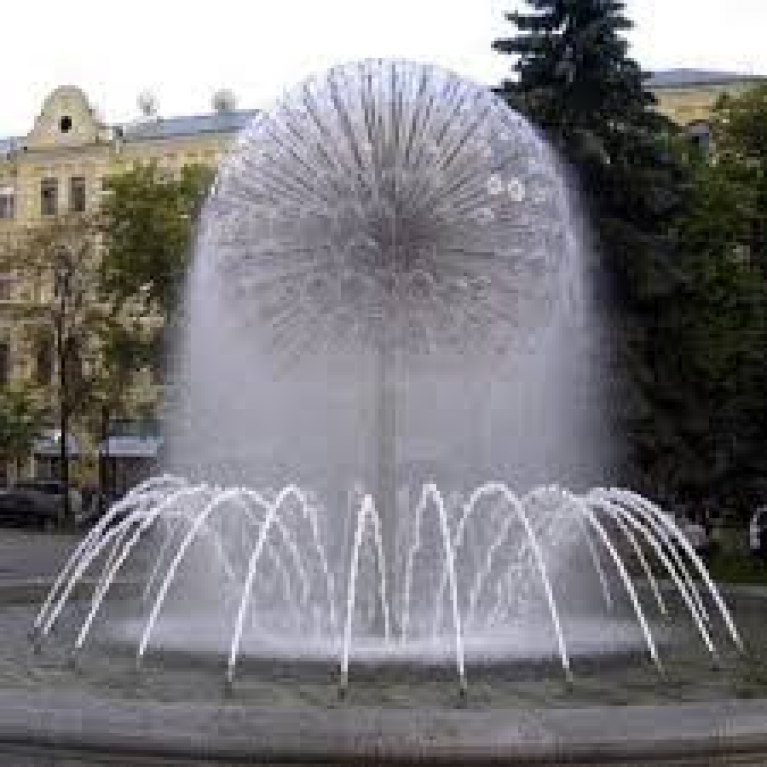 Насадка фонтанная QA40, Water sphera 1 1/2" ВР, высота макс 1,2 м, диаметр макс 0,5 м, из нерж стали