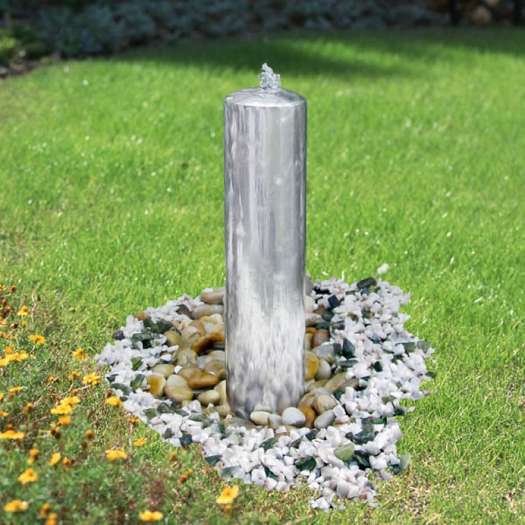 Декоративный фонтан из нержавеющей стали Toledo