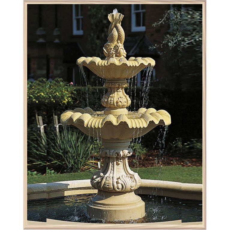 Большой двойной фонтан "Неаполь" 2 чаши без бассейна