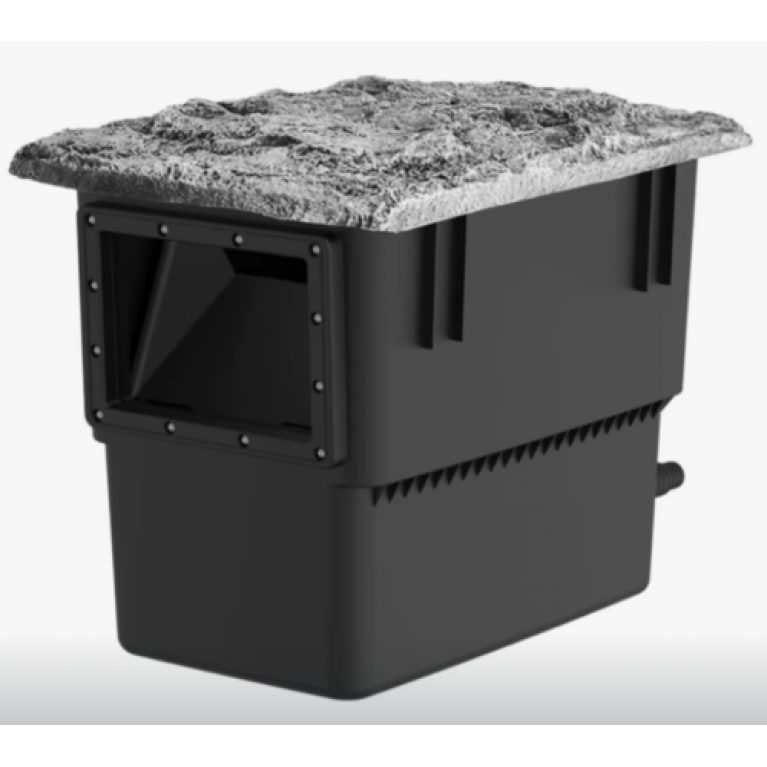 Береговой скиммер для пруда CSP-8000 для площади 50м2, насос 16000 л/ч, 541 х 366 х 435 мм, с декоративной крышкой, шланг 25-32-38 мм