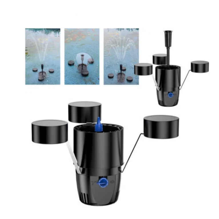 Скиммер- фонтан с насосом плавающий CSP-250, 2500л/ч, 2,5м напор, 55вт