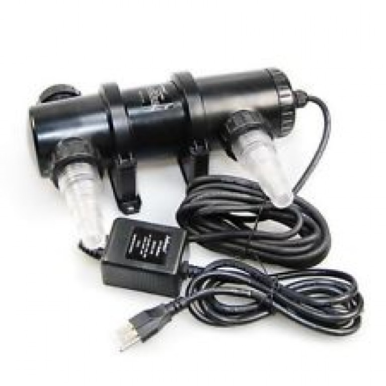 УФ-стерилизатор PU-18, для пруда 18000 л, 8000 л/ч, 18 вт, 220 В, В корпусе из пластика