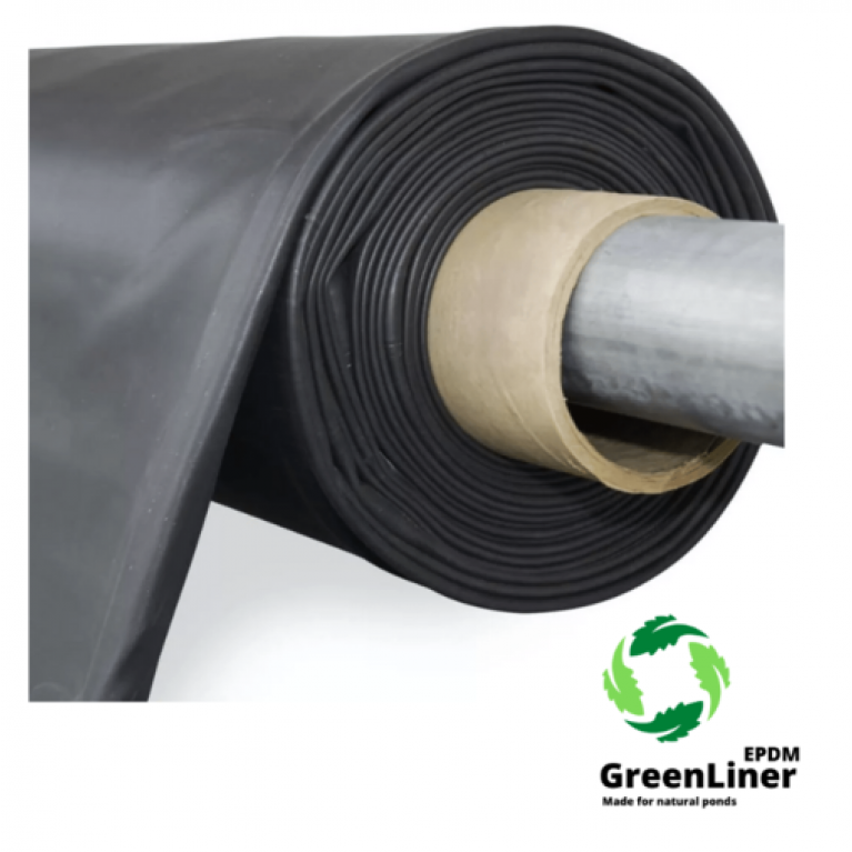 ПЛЕНКА БУТИЛКАУЧУКОВАЯ ДЛЯ ПРУДА GREENLINER 1,0MM, РУЛОН 3*30М, ЦЕНА ЗА М2
