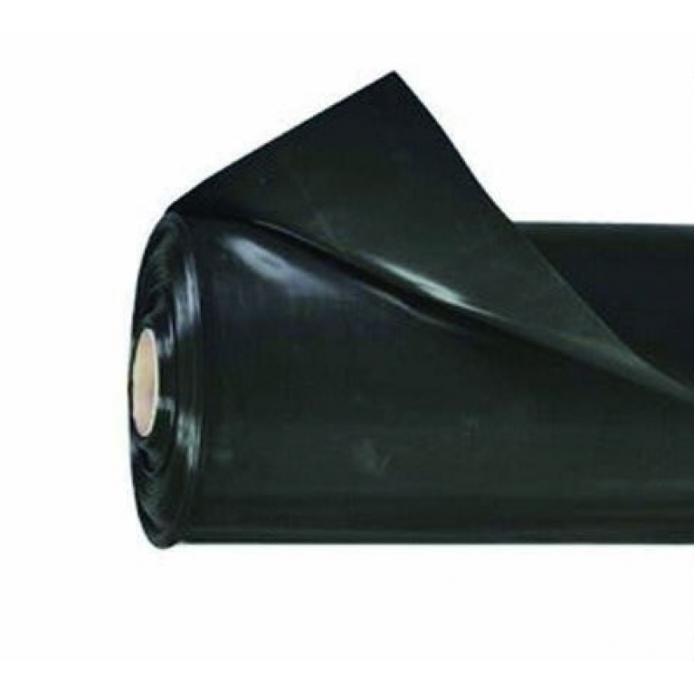 Пленка ПВХ Ergis 0,5мм, рулон 8*30м, цена за м2, цвет черный