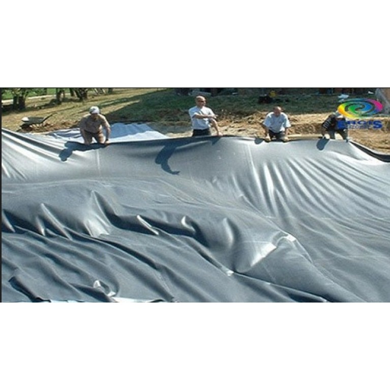 Пленка ПВХ Ergis 0,5мм, рулон 8*30м, цена за м2, цвет черный