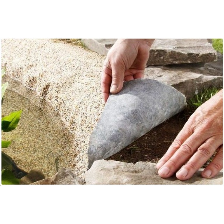 Пленка с гравием Steinfolie AT 1,0 m x 12 m, за рулон