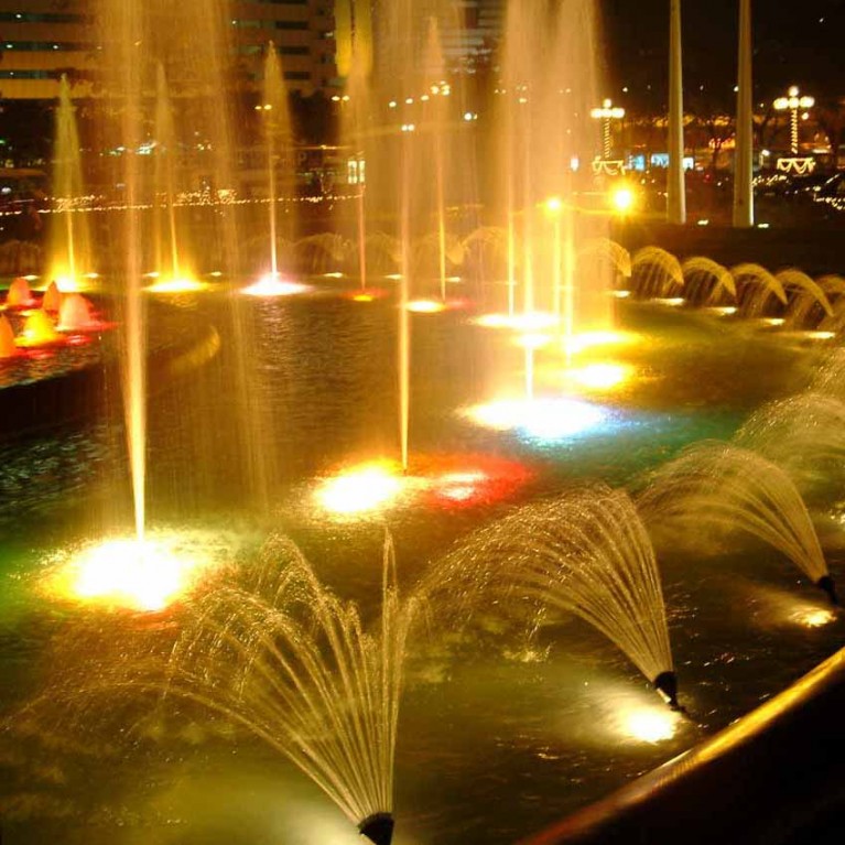 Подсветка для фонтана /пруда HQ2512-S светодиодная, 1,2 вт, разноцветная, 24 в напряжение, 0.5 м кабель,в корпусе из нержавеющей стали