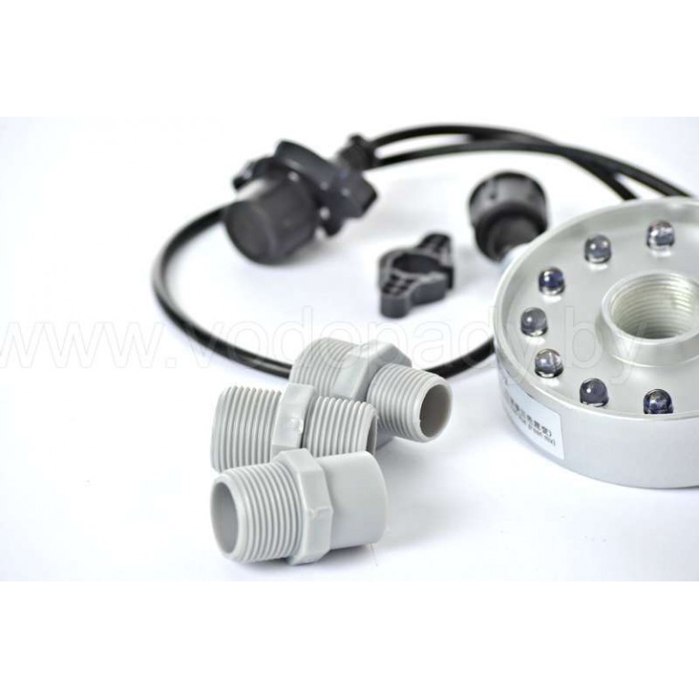 Подсветка для фонтана /пруда HQ2512 светодиодная, 9 вт, разноцветная, 24 в напряжение, 0,5 м кабель, в корпусе из пластика