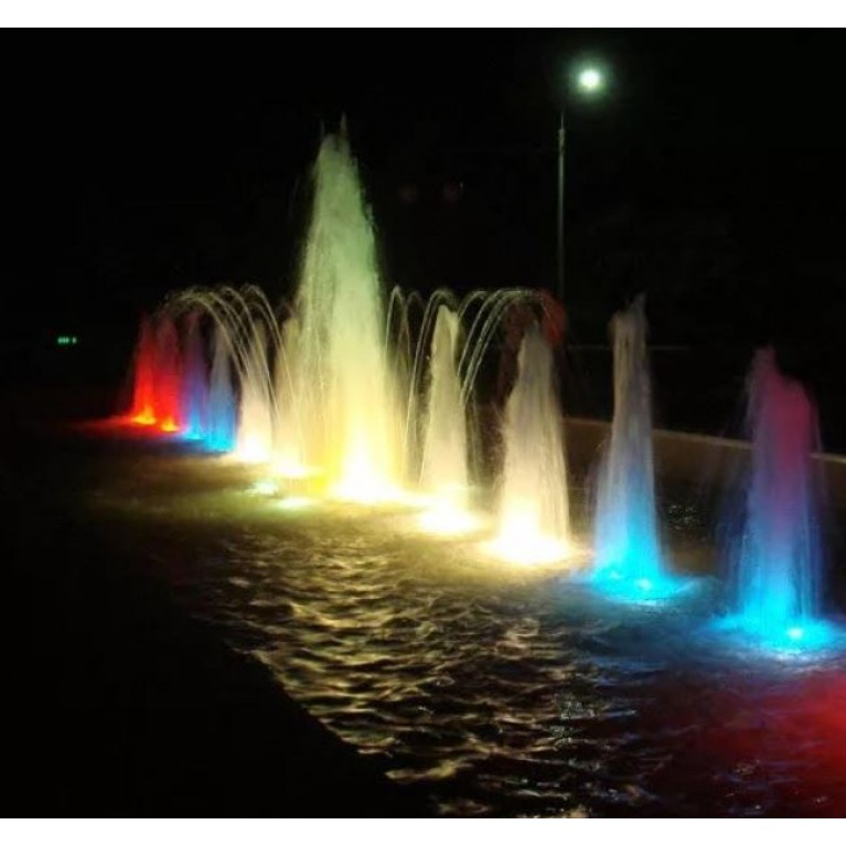 Светильник для фонтана и пруда LED HQ-SB03 DMX, 3вт, 24в, 0,5 м кабель, разноцветная, светодиодная, управляемая пультом ДУ