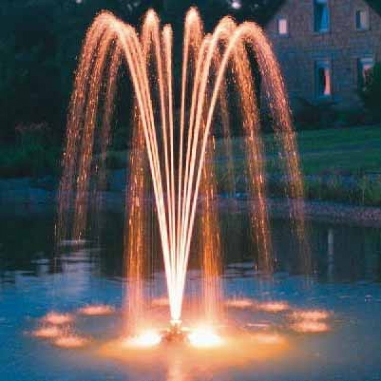 Подсветка для фонтана /пруда HQ3230 светодиодная, 10,8 вт, разноцветная, 24 в напряжение, 0,5 м кабель, в корпусе из пластика