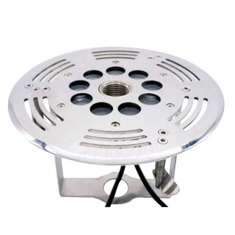 Подсветка для пешеходных фонтанов HQ2509FD-M светодиодная, 9 вт, DMX - управление цветом, 24 в напряжение, 0,5 м кабель, из нерж стали