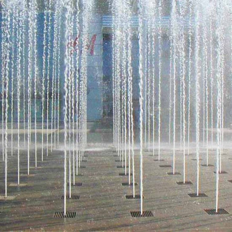 Подсветка для пешеходных фонтанов HQ5015FD-DMX светодиодная, 15 вт, DMX - управление цветом, 24 в напряжение, 0,5 м кабель, из нерж стали