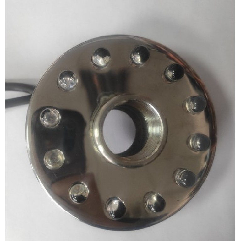 Подсветка для фонтана /пруда HQ2512-S светодиодная, 1,2 вт, разноцветная, 24 в напряжение, 0.5 м кабель,в корпусе из нержавеющей стали