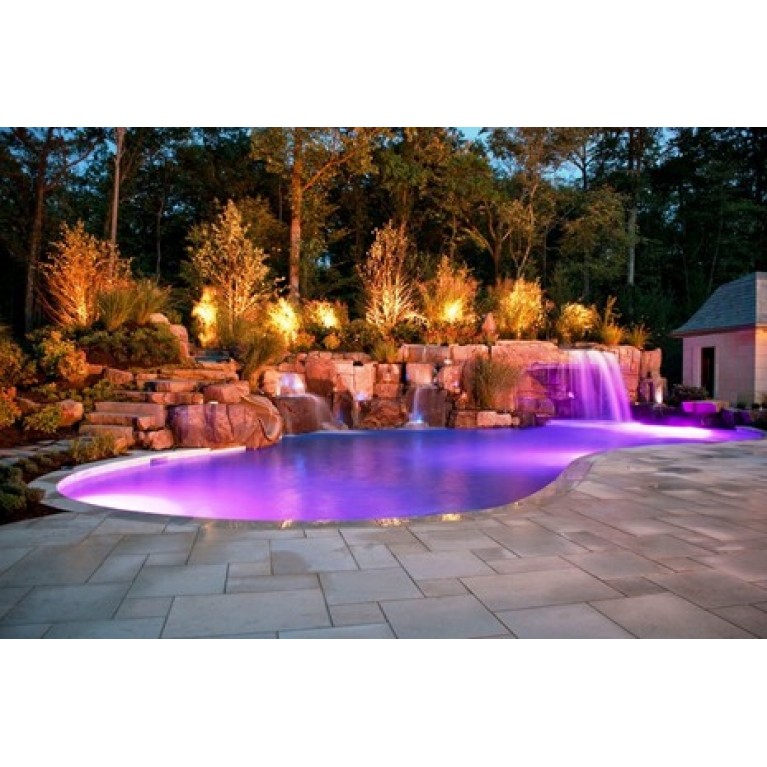 Подсветка для фонтана /пруда HQ-SD18M светодиодная, 18 вт, разноцветная, 24 в напряжение, 0,5 м кабель, из нерж стали