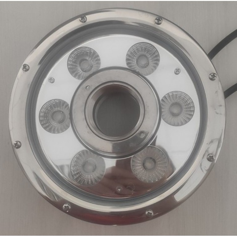 Подсветка для фонтана /пруда HQ4018FA-M светодиодная, 18 вт, разноцветная, 24 в напряжение, 0,5 м кабель, из нерж стали