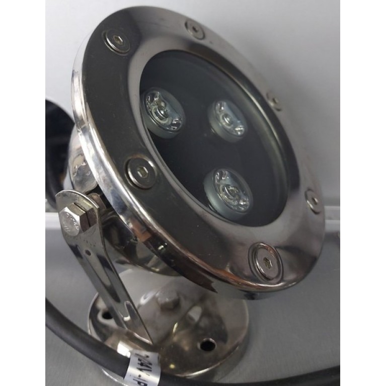 Светильник для фонтана и пруда LED HQ-SB03 DMX, 3вт, 24в, 0,5 м кабель, разноцветная, светодиодная, управляемая пультом ДУ