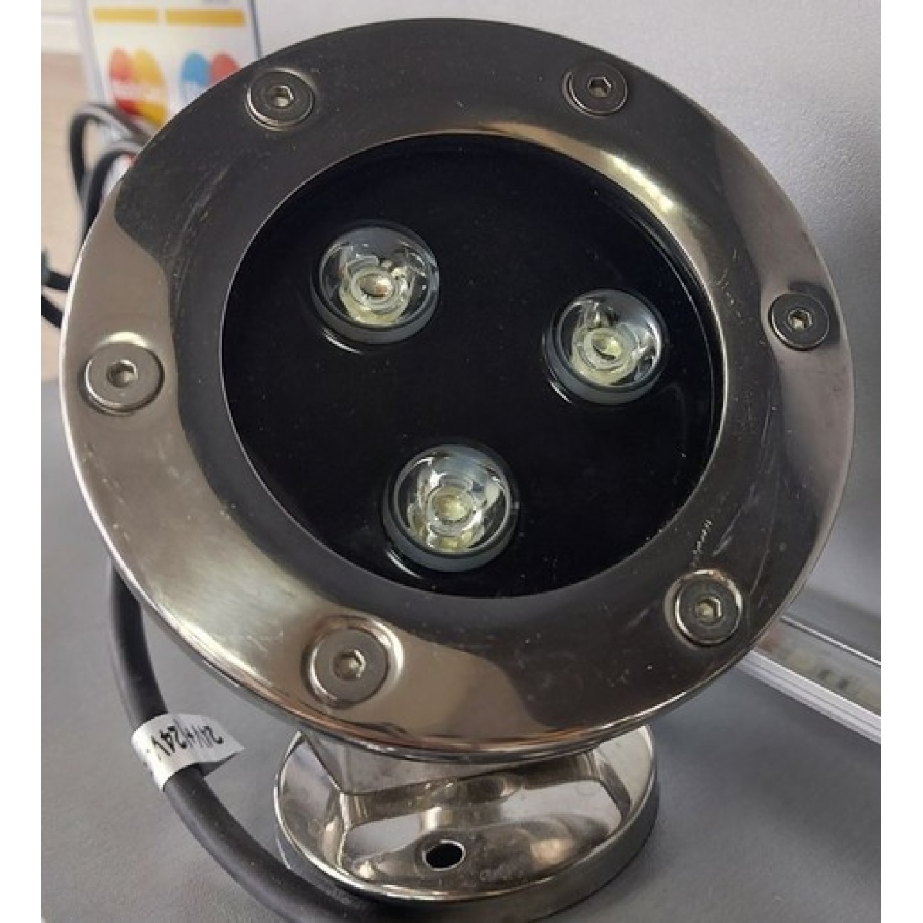 Светильник для фонтана и пруда LED HQ-SB03 DMX, 3вт, 24в, 0,5 м кабель, разноцветная, светодиодная, управляемая пультом ДУ