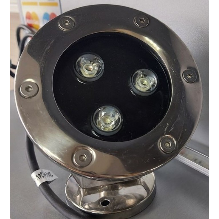 Светильник для фонтана и пруда LED HQ-SB03 DMX, 3вт, 24в, 0,5 м кабель, разноцветная, светодиодная, управляемая пультом ДУ