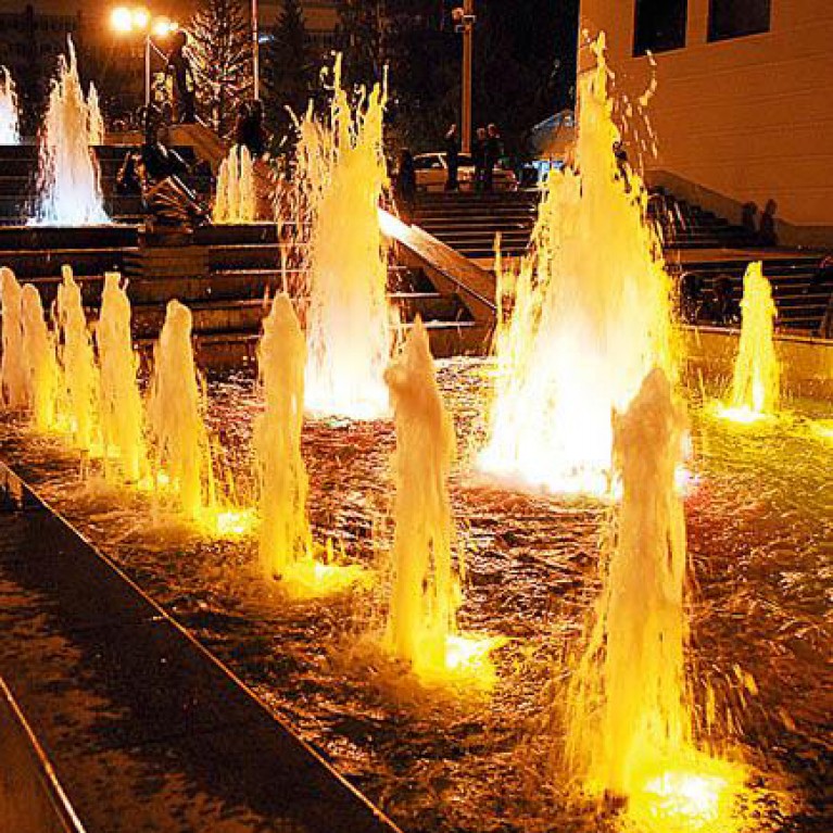 Подсветка для фонтана /пруда HQ5018F-M светодиодная, 18 вт, разноцветная, 24 в напряжение, 0,5 м кабель, из нерж стали