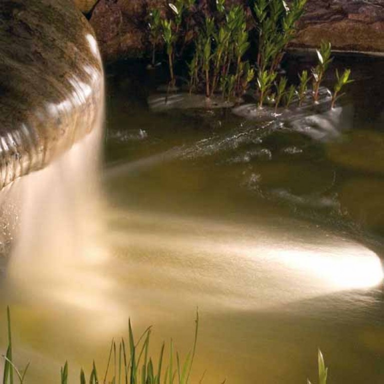 Подсветка для фонтана /пруда HQ-S12W светодиодная, 12 вт, теплый белый, 24 в напряжение, 0,5 м кабель, из нерж стали