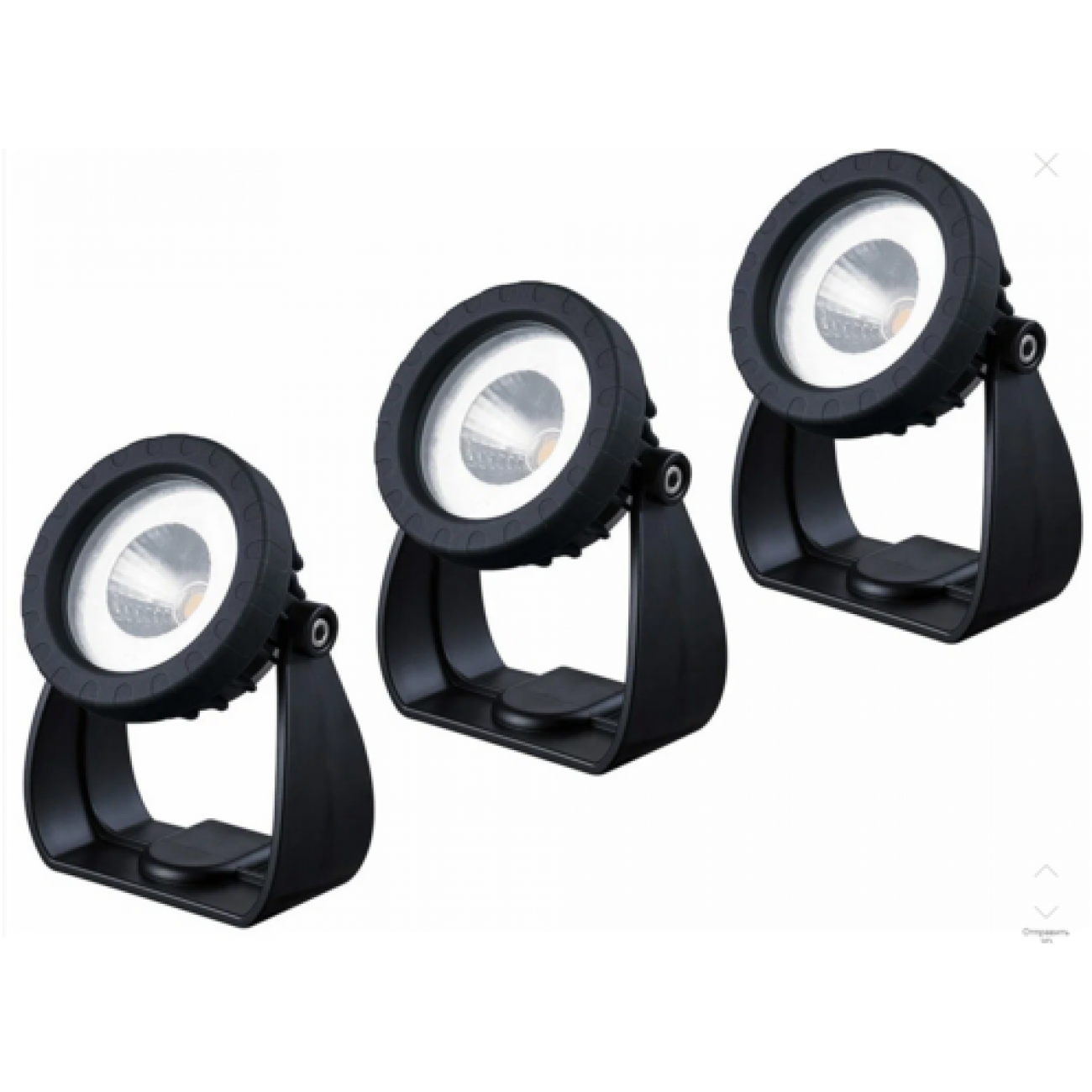 Подсветка для фонтанаPL6LED подводно/надводная со светодиодами сверхмощная 3 х 6 Вт.