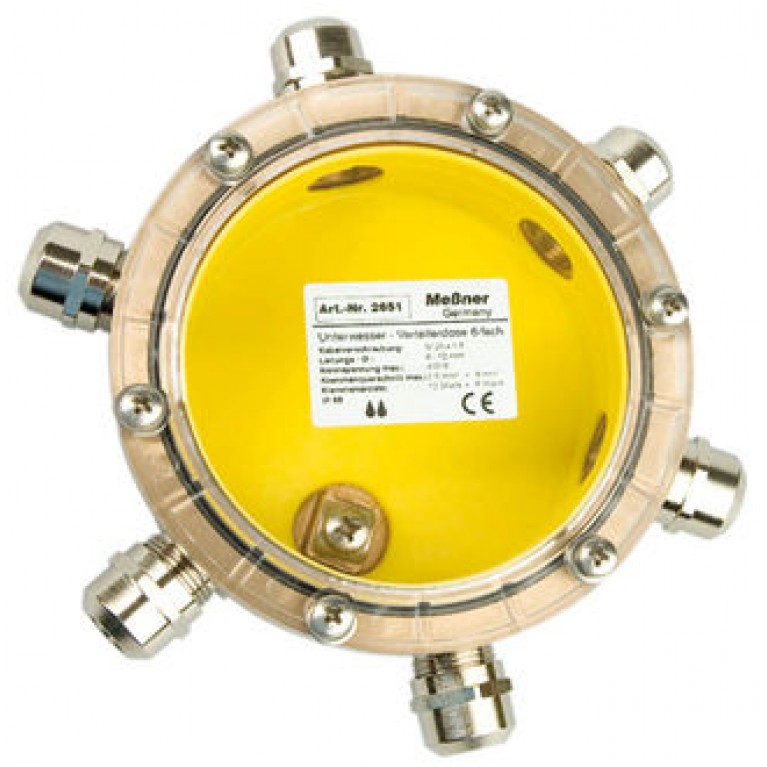 Коробка клеммная на 6 выходов 4210-S, сечения кабеля 5,5-7мм