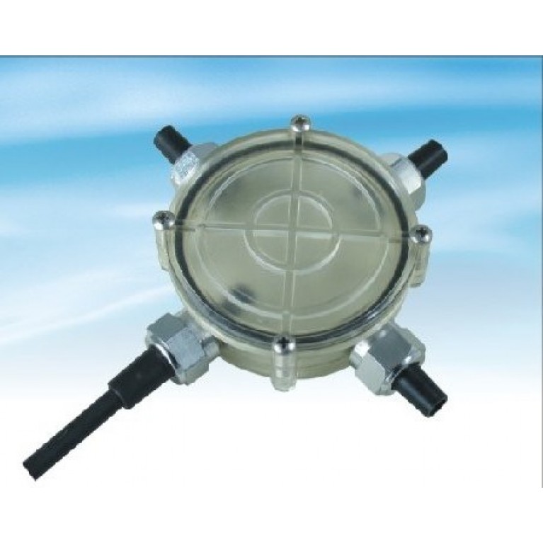 Прудовый соединитель (коробка клеммная на 4 выхода для объединения проводов напряжением 12-24в)CUJ-204