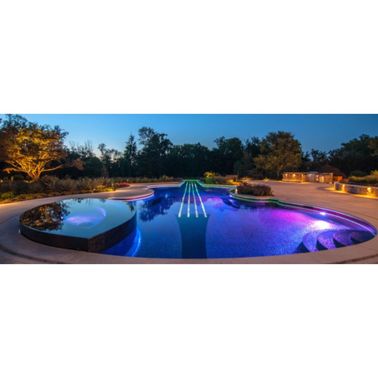 Подсветка для фонтана линейная Strip lights-600mm, разноцветная
